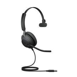 Jabra Evolve2 40 Auriculares Profesionales con Cancelación de Ruido, Certificado Microsoft Teams y 3 Micrófonos