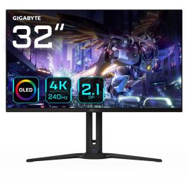 GIGABYTE AORUS FO32U2P Monitor Gaming OLED 32" 4K UHD 240Hz 0.03ms DisplayPort 2.1 HDMI 2.1 FreeSync Premium Pro HDR Precio: 1225.49999957. SKU: B1G39PCSD9