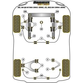 Powerflex PFR3-208 Silentblock Exterior Del Brazo Superior Trasero