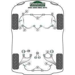 Powerflex Silentblock Trasero Del Diferencial Trasero PFR5-2025