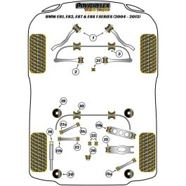 Powerflex PFR5-426 Silentblock Trasero Del Diferencial Trasero