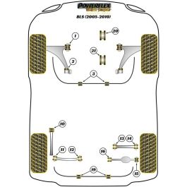 Powerflex PFR80-1211 Silentblock Exterior Brazo Superior Trasero