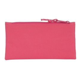 Blackfit8 Portatodo Escolar Doble Cremallera Diseño Fresa Rosa Poliéster 600D