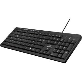 Bluestork BS-KB-MEDIAFIRST Teclado Multimedia con 10 Teclas, Diseño Elegante y Compacto, Membrana de Alta Calidad para Windows