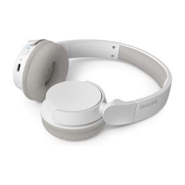 Philips TAH3209WT Auriculares Inalámbricos Bluetooth Blancos con Micrófono y 25 Horas de Reproducción