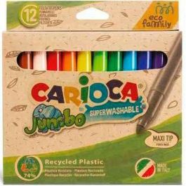 Set de Rotuladores Carioca Jumbo Eco Family 24 Piezas Multicolor (24 Unidades)