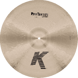 Zildjian Plato Crash K Paper Thin 20" Oscuro Explosivo Rápida Caída Sensación Cremosa