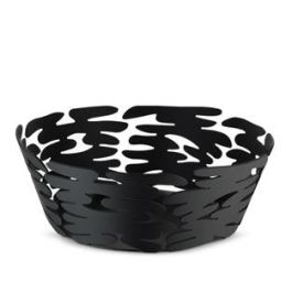 Alessi BM10/18 B Barket Cesto Redondo Acero y Resina Negro 18cm Precio: 36.49999969. SKU: B18LCM6ECT