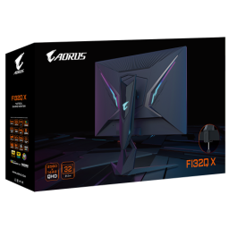 Gigabyte AORUS FI32Q-X 81,3 cm (32") 2560 x 1440 Pixeles Quad HD LED Negro