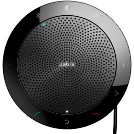 Jabra Speak 510+ UC 510 Altavoz de Conferencia USB y Bluetooth - Solución Universal Negra con Cancelación de Eco