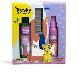 Tresky & Friends Set de Baño para Perros 3 Piezas: Champú, Fragancia y Peine para el Cuidado de tu Mascota Precio: 6.89000015. SKU: B1FPZKZVE4