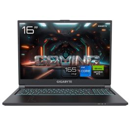 GIGABYTE 9RC56MF0HDIK0IES000 Intel® Core™ i7 i7-13620H Portátil 40,6 cm (16") Full HD+ 16 GB DDR5-SDRAM 512 GB SSD NVIDIA GeForce RTX 4050 Wi-Fi 6E (802.11ax) FreeDOS Negro