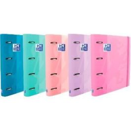 Oxford Carpeta de Anillas 4x35 mm Touch Europeanbinder A4+ con Recambio 100H, Tapa Extradura, Surtidos Pastel (Set de 10) - OptikPaper®, Compatible con Scribzee (Set de 10) Precio: 108.94999962. SKU: S8414523