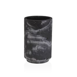 Portacepillos de Dientes Versa Negro Resina 6,9 x 10,2 x 6,9 cm Precio: 11.49999972. SKU: B12AGHY5CG