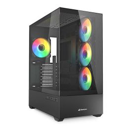 Sharkoon AK6 RGB Caja de PC ATX Vidrio Templado Negra Precio: 120.78999966. SKU: B15BF3YSKD