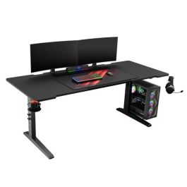 GENESIS NDS-2251 Escritorio Gaming Modular Holm 180 cm Negro, Altura Ajustable, LED RGB, Ergonómico, Gestión de Cables Precio: 180.89000028. SKU: B1HVN4P6VA