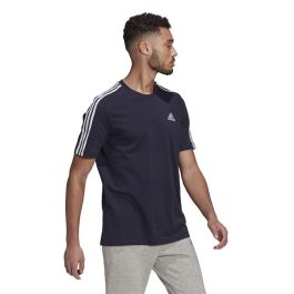 Camiseta de Manga Corta Hombre Adidas GL3734 Azul oscuro (XS)