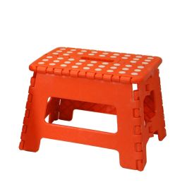 Taburete Plegable Alexandra House Living Naranja 32 x 22 x 25 cm