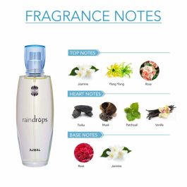 Ajmal Raindrops Eau de Parfum Femenino 50 ml Ajmal Raindrops Eau de Parfum Femenino 50 ml