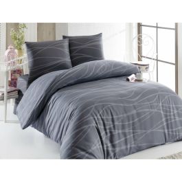 Juego de Cama ASI8681181861257 - 1 Funda Nórdica 220x240 cm + 2 Fundas de Almohada 60x60 cm - Algodón/Poliéster Gris