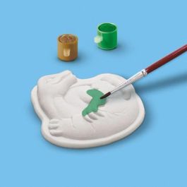 Ses Creative SES8710341014087 - Kit de Manualidades y Pasatiempos Creativos 2 en 1: Dinosaurios para Moldear, Pintar y Rayar