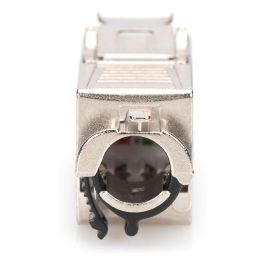 Digitus Módulo Keystone CAT 8.1, Apantallado, RJ45 Hembra a Hembra, Blanco