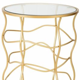 Mesa auxiliar Alexandra House Living Oro Metal 46 x 60 x 46 cm