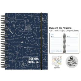 Agenda Escolar (2025-26) Senfort Student Decorada Espiral Tapa Pp Con Goma 120X170 D/P Maths Azul Precio: 8.79000023. SKU: B1FVBP3PWX