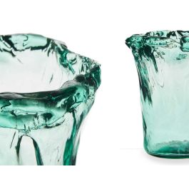 Jarrón de vidrio reciclado Giftdecor 25.5 cm alto, transparente (6 Unidades)