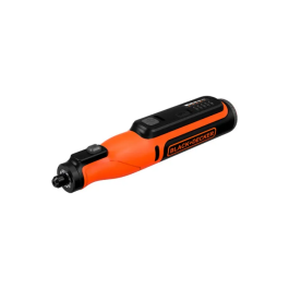 Black+Decker Multi-herramienta Rotativa BCRT8IK-XJ 7.2V Inalámbrica con 53 Accesorios y Velocidad Variable