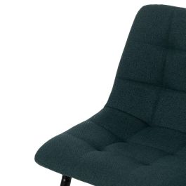 Taburete Verde Tejido-Metal Salón 45 X 55 X 92 cm