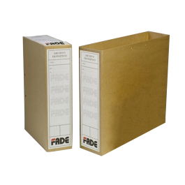 Fade Bolsa archivo definitivo folio kraft bicolor 350 x 250 x 80 mm