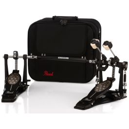 Pearl Pedal Doble Bombo Eliminator 25th Anniversary Cadena Edición Limitada Negro Satinado