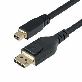 Cable DisplayPort Mini a DisplayPort Startech DP14MDPMM10F Negro 3 m Cable DisplayPort Mini a DisplayPort Startech DP14MDPMM10F Negro 3 m