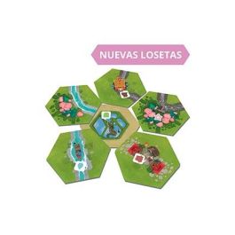 Sd games Dorfromantik Juego de Mesa Expansión Sakura 1-6 Jugadores 30-90 Minutos