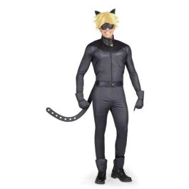 Disfraz adulto cat noir( chaqueta , pantalón, cinturón, guantes, antifaz, peluca y anillo). talla s Disfraz adulto cat noir( chaqueta , pantalón, cinturón, guantes, antifaz, peluca y anillo). talla s