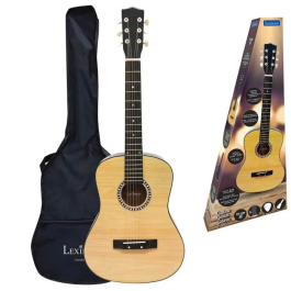 Lexibook Guitarra Acústica de Madera - 91 cm con 6 Cuerdas Reales y Llaves de Ajuste Metálicas, Incluye Correa y Púa Precio: 72.59000056. SKU: B12Y23794C