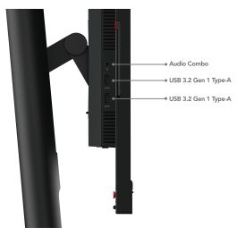 Lenovo ThinkVision T24mv-30 Monitor 23.8" 1920x1080 FHD IPS 75Hz 4ms HDMI DP USB-C Altavoces Negro