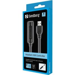 Sandberg Headset USB Controller 1.5m Sandberg Headset USB Controller 1.5m