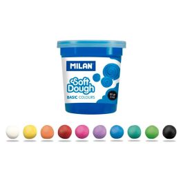 Pasta Milan Para Modelar Soft Dough Basic 85 gr Caja De 10 Botes Colores Surtidos