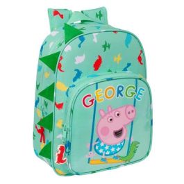 Mochila Escolar Peppa Pig George Menta 26 x 34 x 11 cm Mochila Escolar Peppa Pig George Menta 26 x 34 x 11 cm