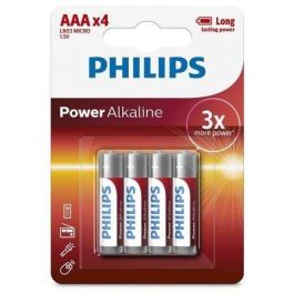 Philips LR03P4B/05 Pack 4 Pilas AAA Alcalinas 1.5V - Blíster PET de Larga Duración Philips LR03P4B/05 Pack 4 Pilas AAA Alcalinas 1.5V - Blíster PET de Larga Duración Precio: 5.50000055. SKU: B197ZNSHAH