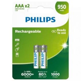 Pilas Recargables Philips R03B2A95/10 1,2 V 2 AAA (2 Unidades) Precio: 7.9981. SKU: B1KPB5VC5Y
