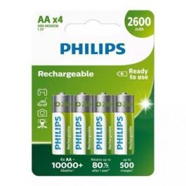 Pack de 4 Pilas AA Philips R6B4B260/10/ 1.2V/ Recargables Precio: 15.94999978. SKU: B18BW4XF2Z