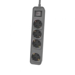 Regleta con Interruptor Philips CHP2144G/62/ 4 Tomas de corriente/ Cable 1.5m/ Gris Precio: 9.5000004. SKU: B18DSFRL9R