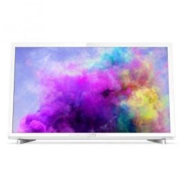 TV LED ULTRAPLANO PHILIPS 24PFS5603 - 24"/60CM FHD 1920X1080 - PIXEL PLUS HD - ALTAVOCES 6W - 2XHDMI - USB - COLOR BLANCO BRILLANTE