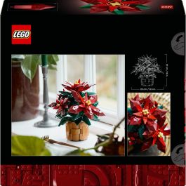 LEGO 10370 Juego de Construcción Icons Flor de Pascua Weihnachtsstern con 608 Piezas