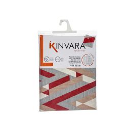 Kinvara Mantel Loneta Antimanchas 140x180 cm Rayas Granate (Set de 10)