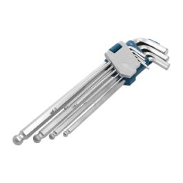 Juego de Llaves Allen Ferrestock 1,5 - 2 - 2,5 - 3 - 4 - 5 - 6 - 8 - 10 mm 9 pcs Precio: 11.49999972. SKU: S6500998