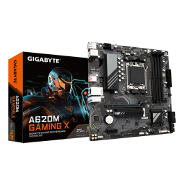 GIGABYTE A620M GAMING X Placa base - AMD Socket AM5, DDR5, M.2 PCIe 4.0, LAN GbE, USB 3.2 Gen 2 para CPUs AMD Ryzen 8000/7000/9000 Series Precio: 126.50000055. SKU: B1HJLA2XLF